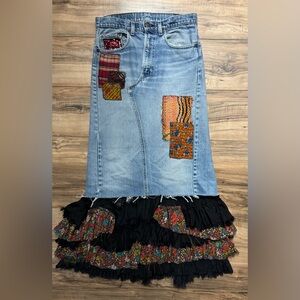 Free People FP One Levi’s denim skirt
